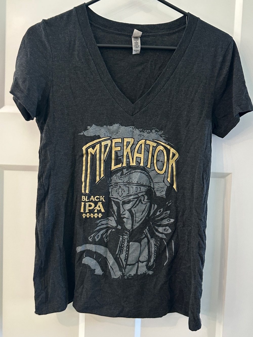 Women's Imperator Black IPA Graphic T-Shirt Abita Brewing Company Size Large